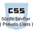 css sözde sınıflar (pseudo class))