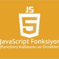 javascript fonksiyon kullanımı ve örnekleri