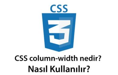 css column-width nedir