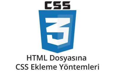 html-dosyasına-css-ekleme-yontemleri